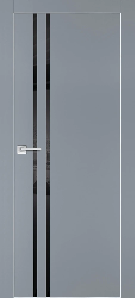 Фото Межкомнатная дверь PX-11  AL кромка с 4-х ст. Серый матовый
