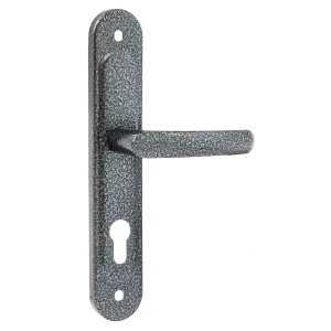 Ручка дверная на планке РФ1-68.02 серебро