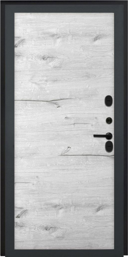 Входная дверь ДвериПРО Модель L-49 Без фрезеровки Дуб арктик горизонт DPRO198248 внутренняя сторона