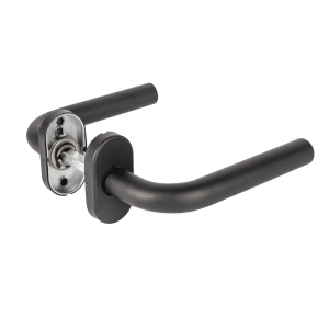 Ручка раздельная R.DSS201-0201P/19 INOX 201 BLACK (овальное основание)