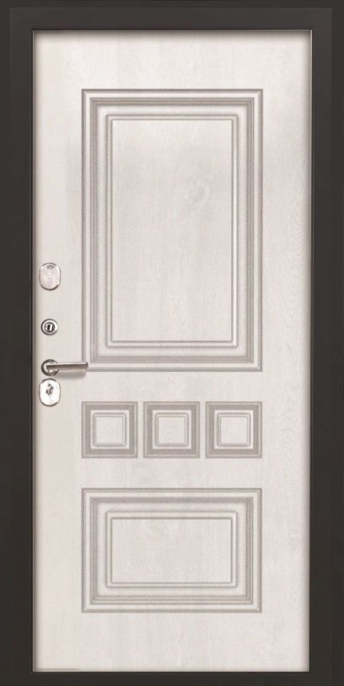 Входная дверь ДвериПРО Берген фл-608 винорит white DPRO191054 внутренняя сторона